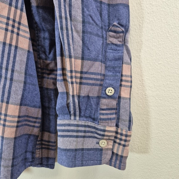 Vintage Burberrys Shirt‎ Men's XL Plaid Flannel Button-Down Made in USA - Picture 9 of 11
